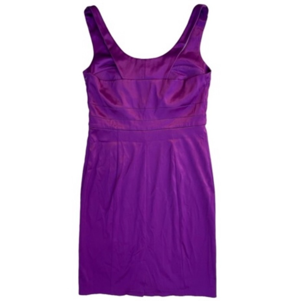 Sangria Purple Cocktail Formal Elegant Bodycon Dress - Picture 2 of 6